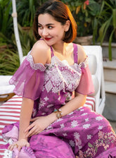 Gulkari By Asifa & Nabeel Embroidered Lawn 3 Piece Unstitched Suit AN25G D-GKL-12 AURA